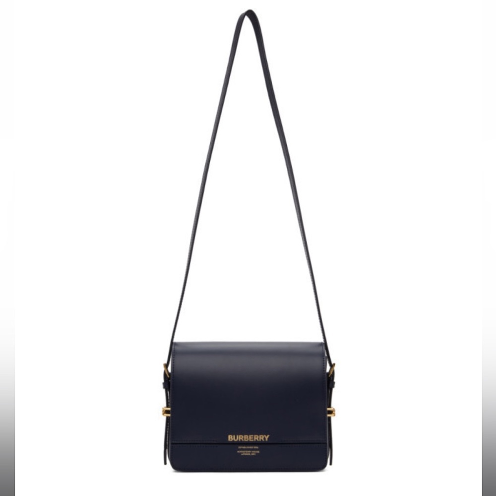 Burberry Navy Grace Bag